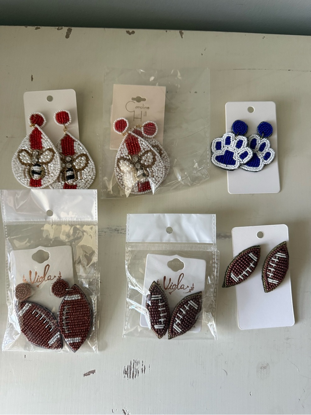 75 pairs of earrings โข Kate Spade, Prep obsessed and Caroline Hill - Picture 7 of 10
